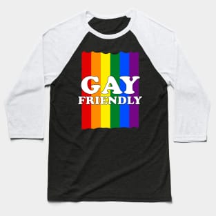 Gay Friendly Baseball T-Shirt